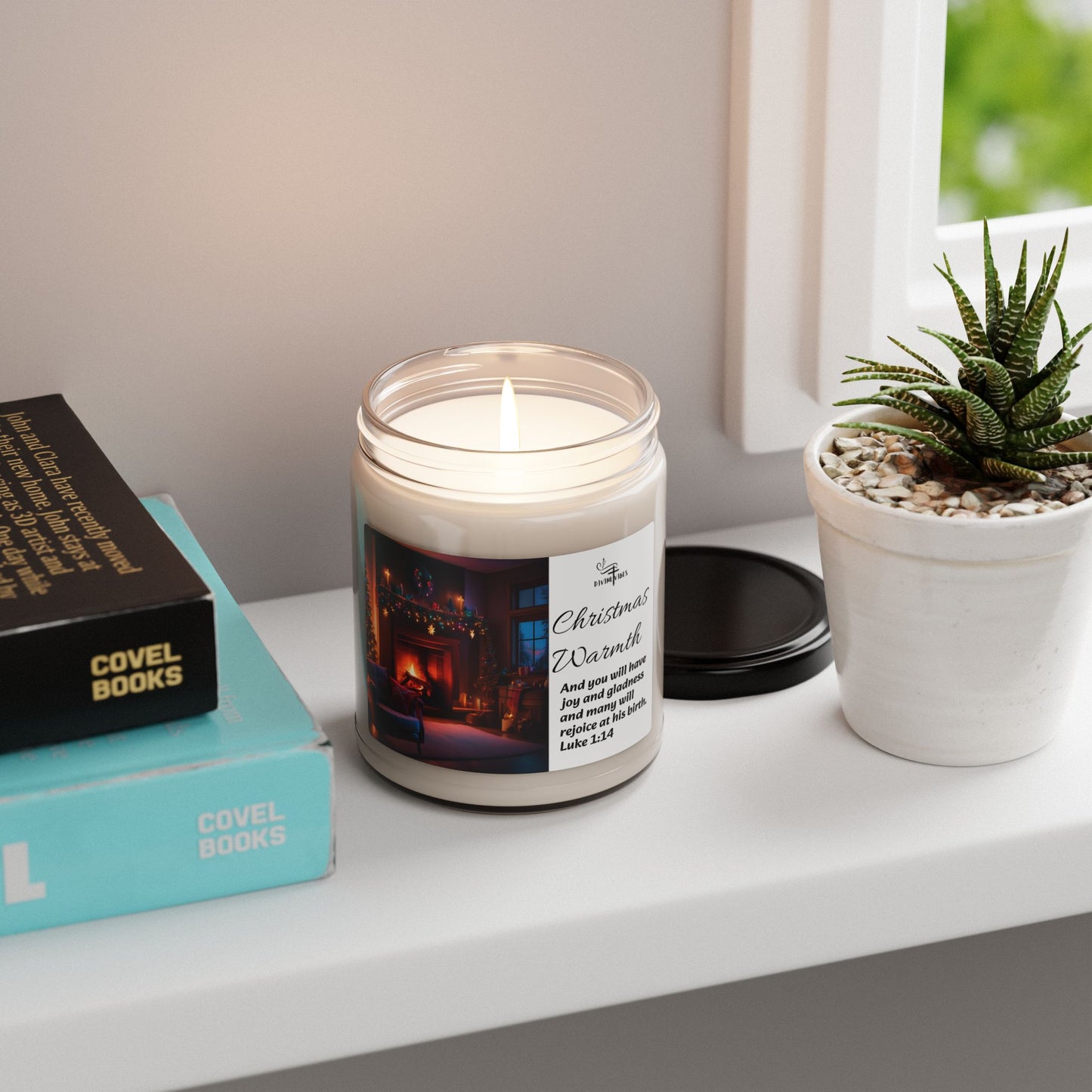 Christmas Warmth-Cozy Holiday Scented Soy Candle - 9oz