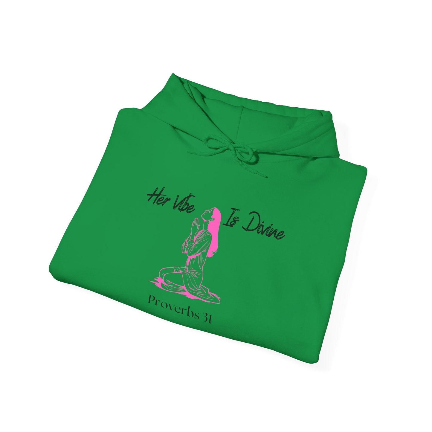 Her Vibe Is Divine Hooded Sweatshirt