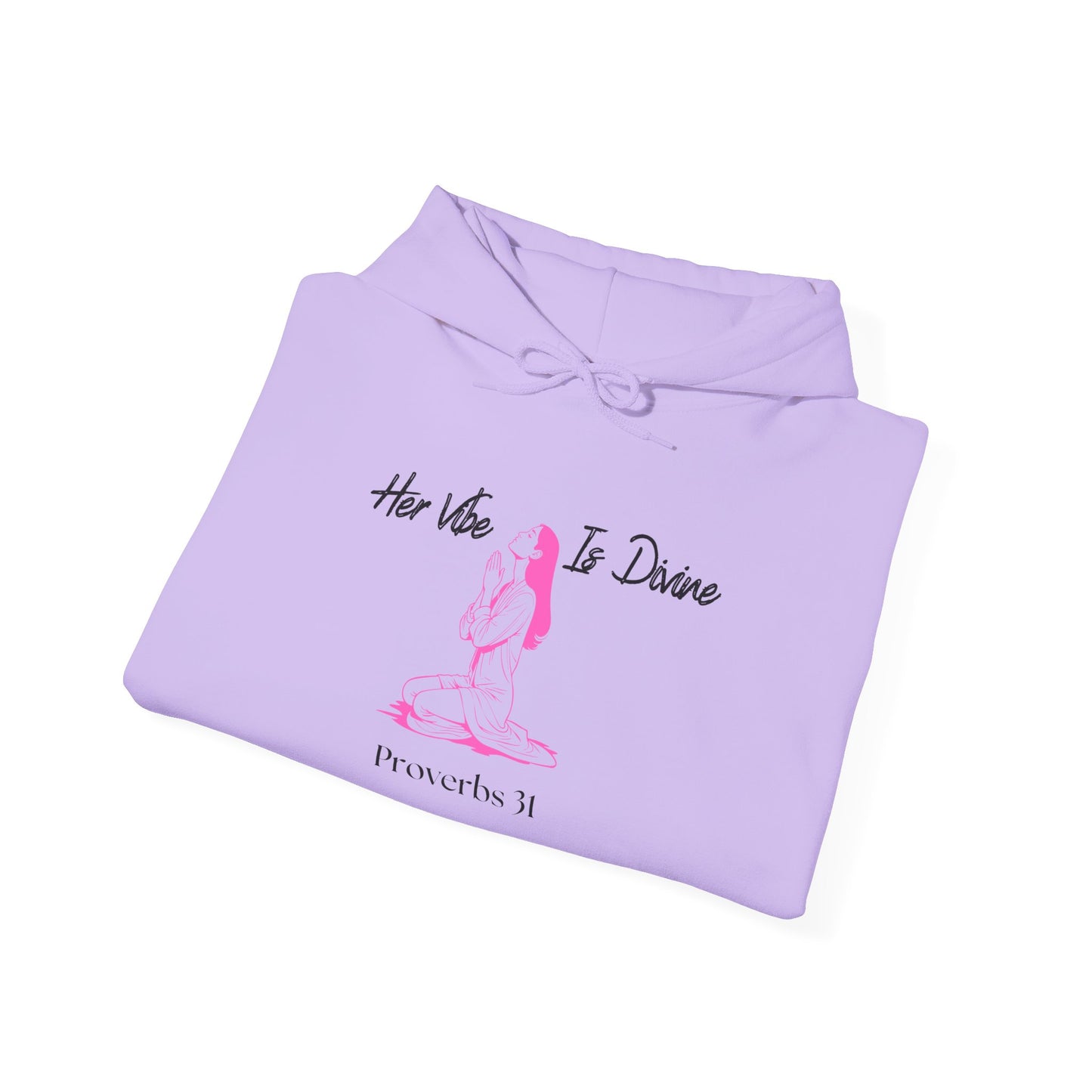 Her Vibe Is Divine Hooded Sweatshirt