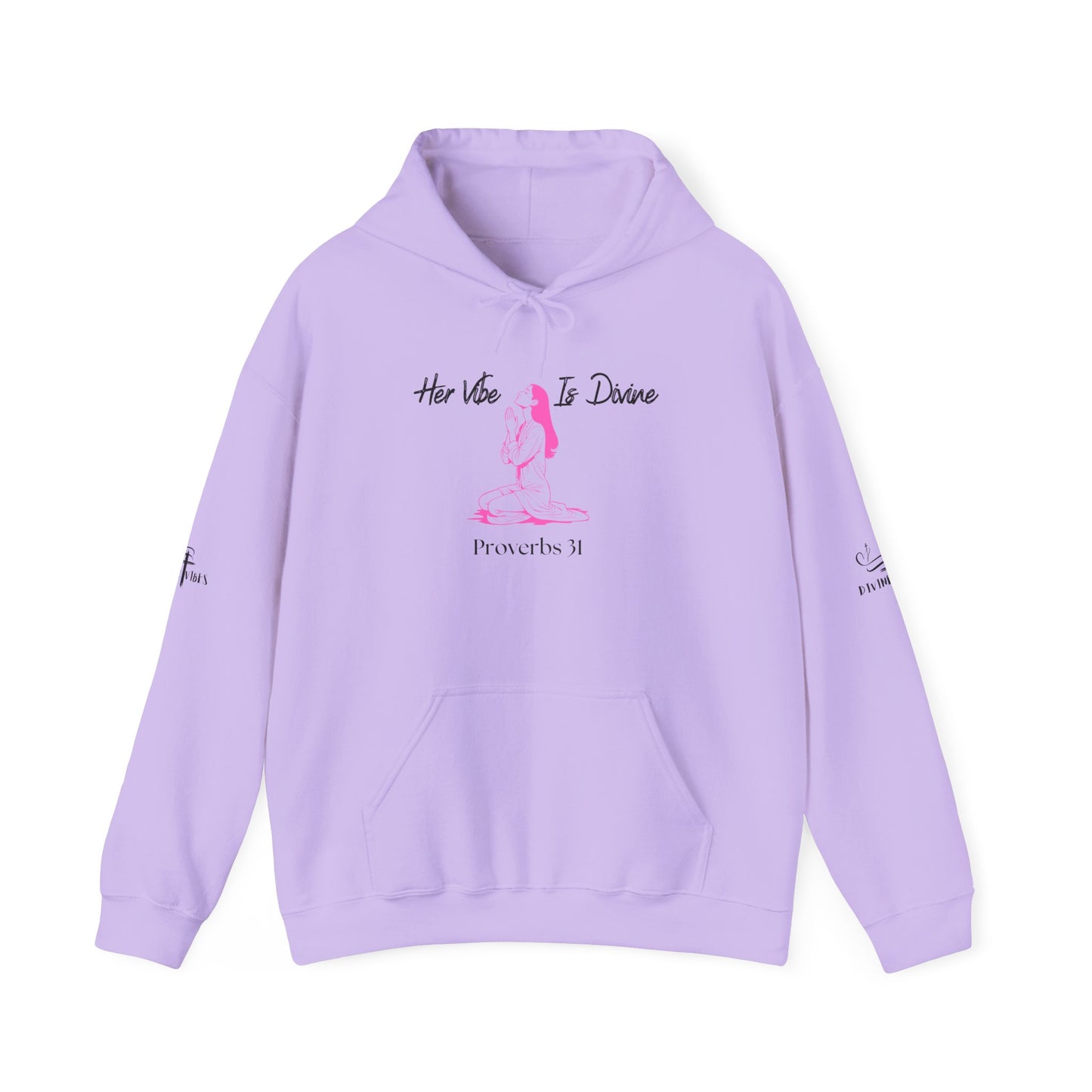 Her Vibe Is Divine Hooded Sweatshirt