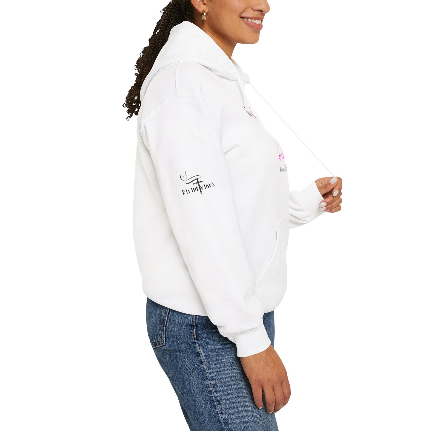 Her Vibe Is Divine Hooded Sweatshirt