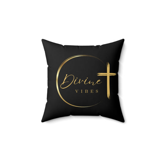 Divine Vibes Decorative Pillow - Inspirational Home Accent