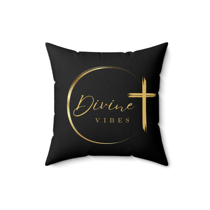 Divine Vibes Decorative Pillow - Inspirational Home Accent