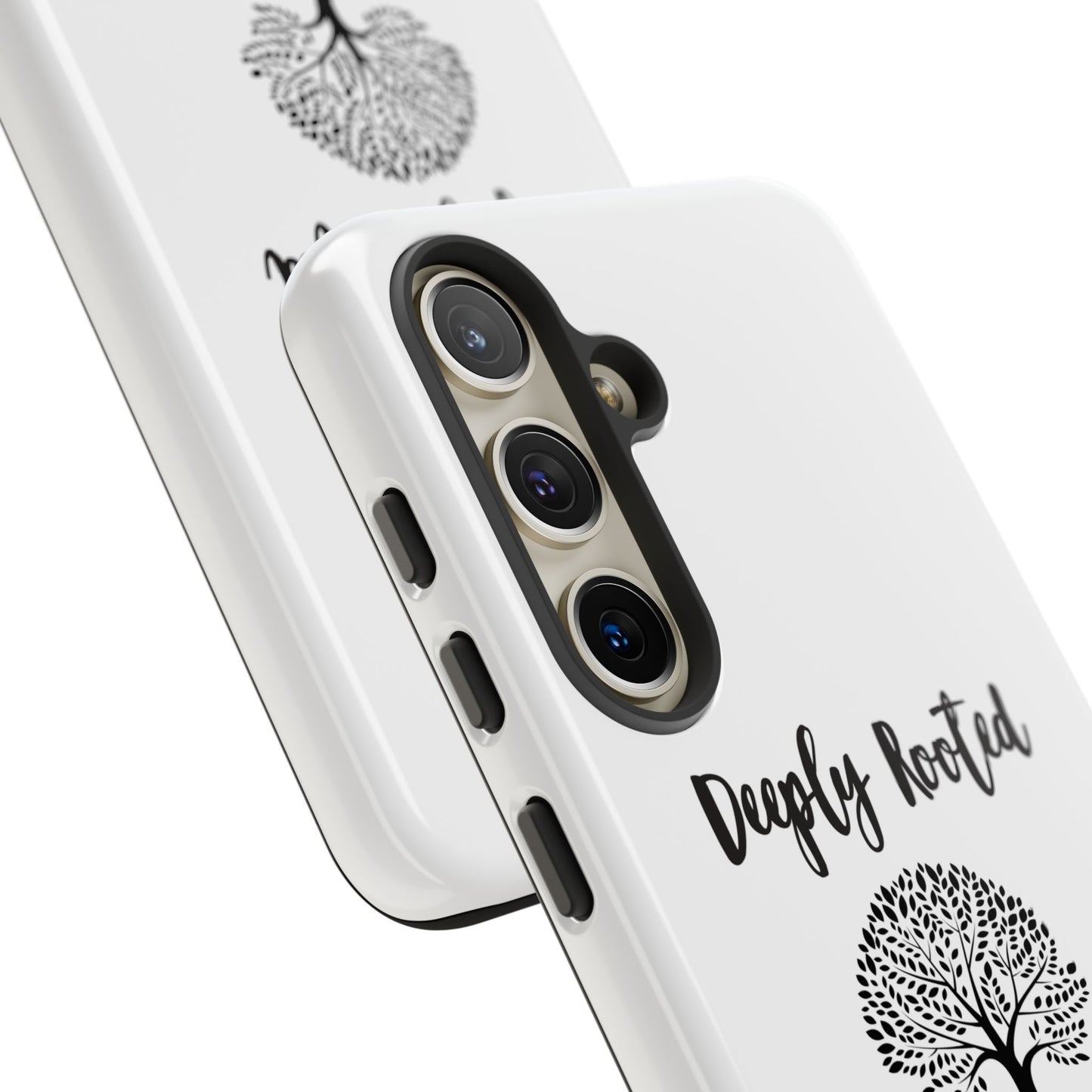 Deeply Rooted Phone Case - Inspirational Tree Design for Faith and Strength