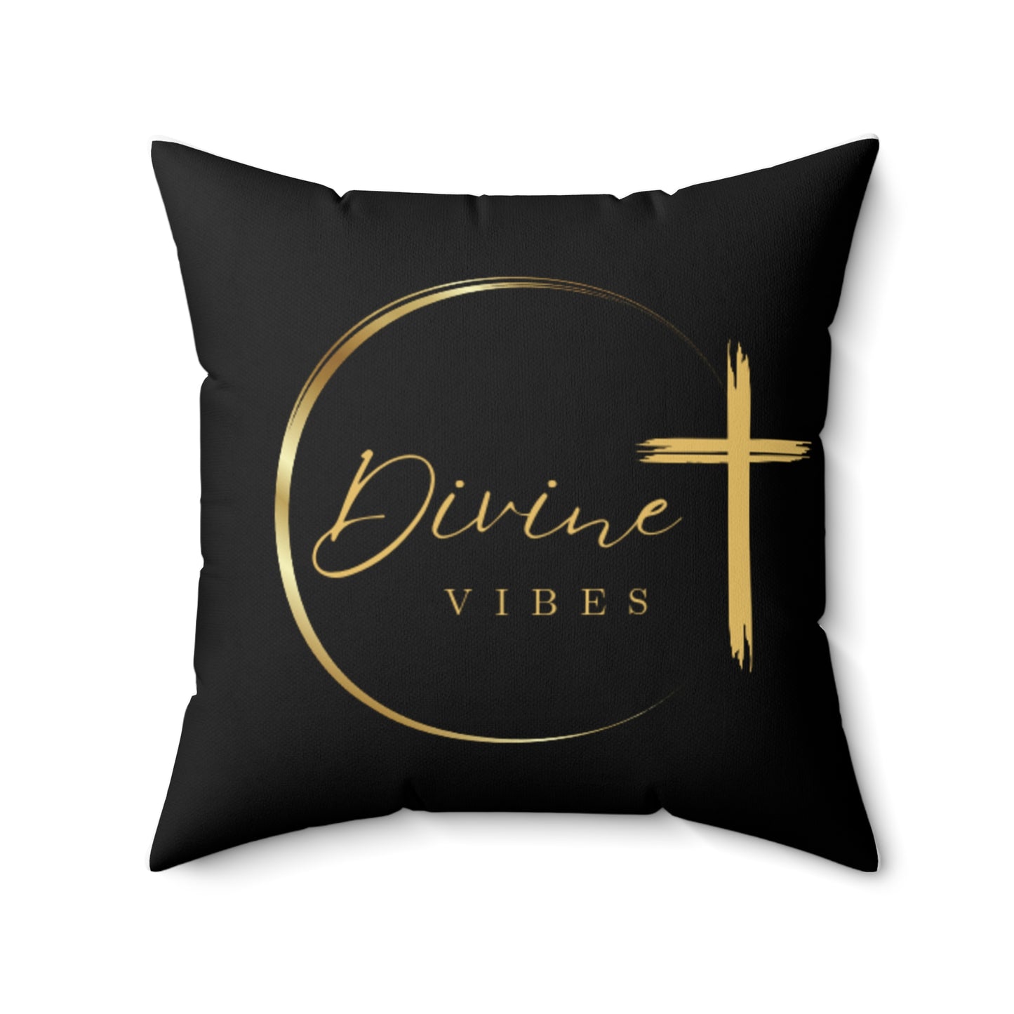 Divine Vibes Decorative Pillow - Inspirational Home Accent