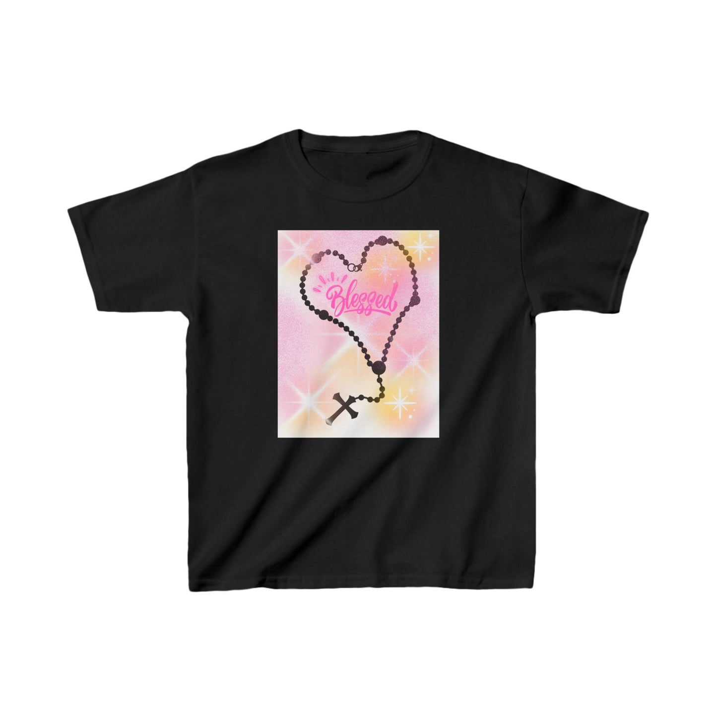 Blessed Heart Kids Tee - charming Kids Heavy Cotton™ Tee