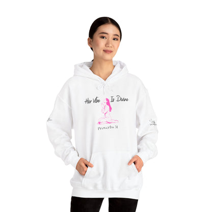 Her Vibe Is Divine Hooded Sweatshirt