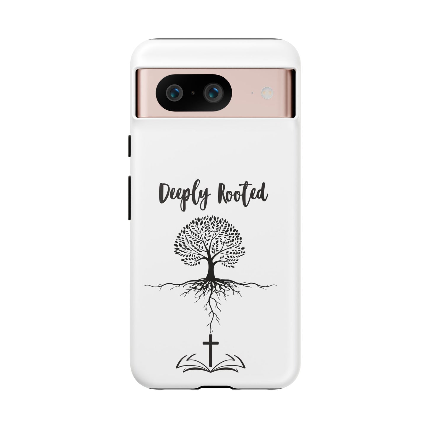 Deeply Rooted Phone Case - Inspirational Tree Design for Faith and Strength