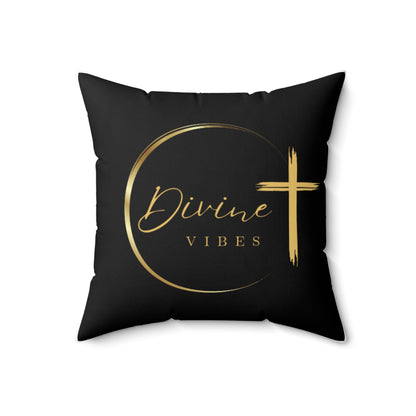 Divine Vibes Decorative Pillow - Inspirational Home Accent